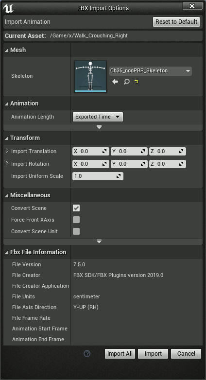 Mixamo Animation Retargeting Documentation Import A Mixamo Animation In Ue4 Unamedia