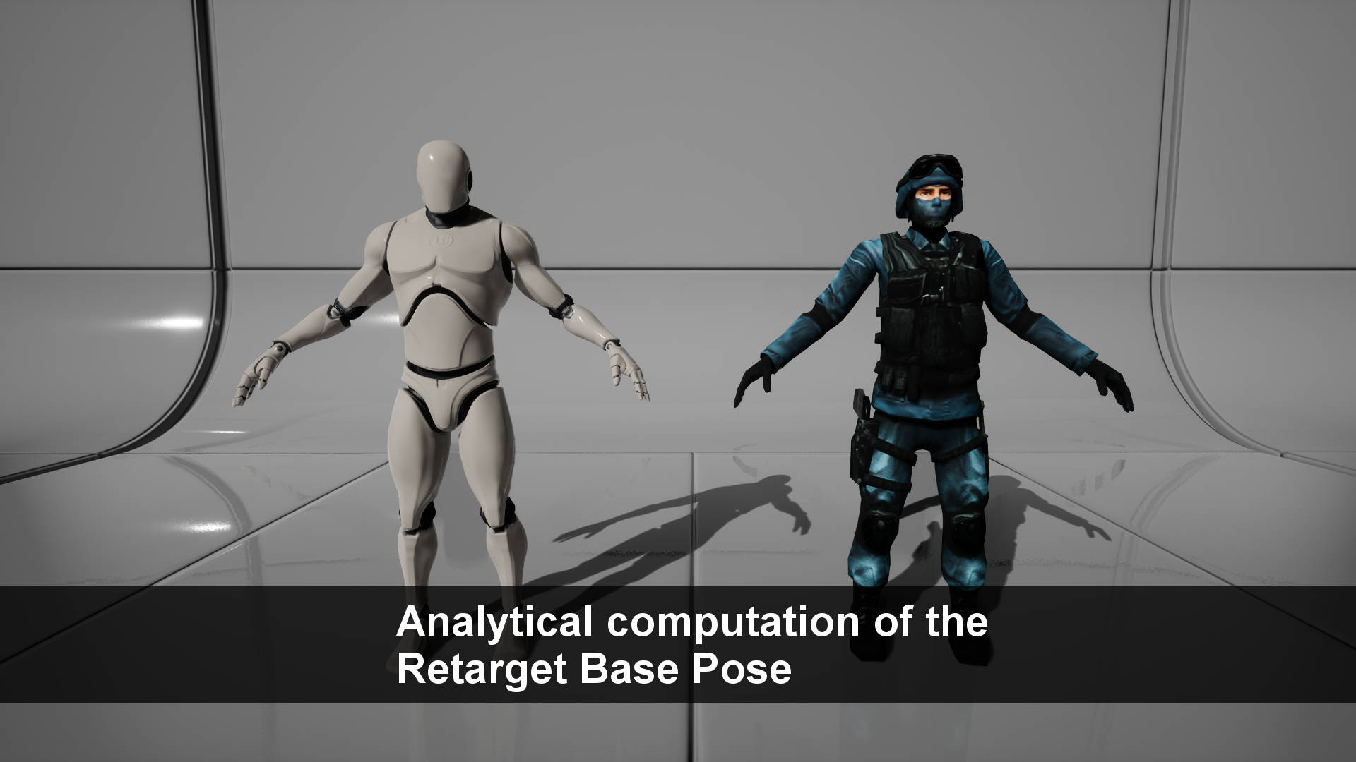 Automatic analytical computation of the Retarget Base Pose