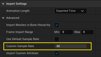 Fix using Custom Sample Rate