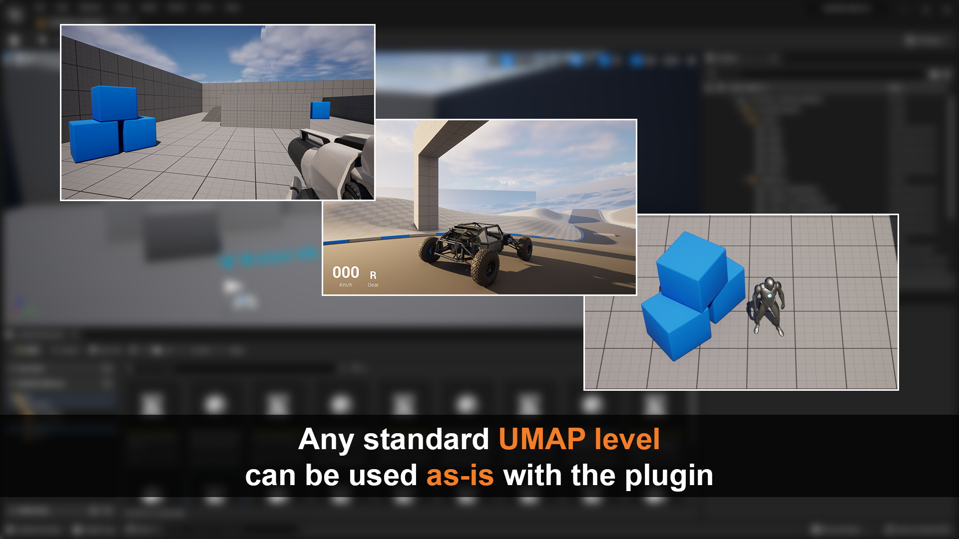 Any standard UMAP level can be used as-is with the plugin