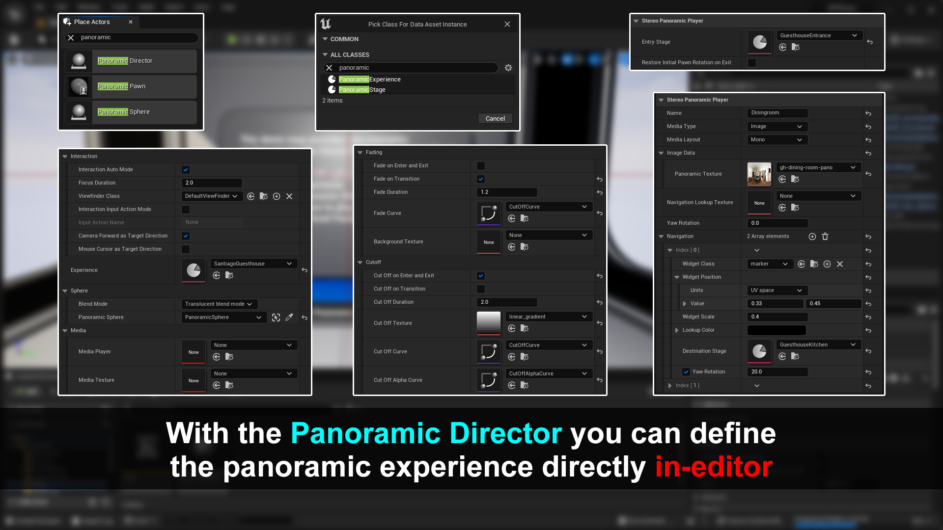 New Panoramic Rendering feature in UE5 Movie Render Queue